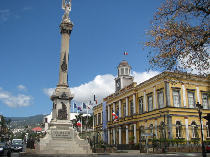 Ancien hôtel de ville de Saint-Denis, île de La Réunion