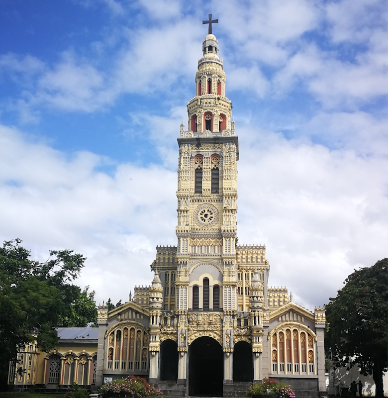 visiter l'église de sainte-anne, île de la réunion
