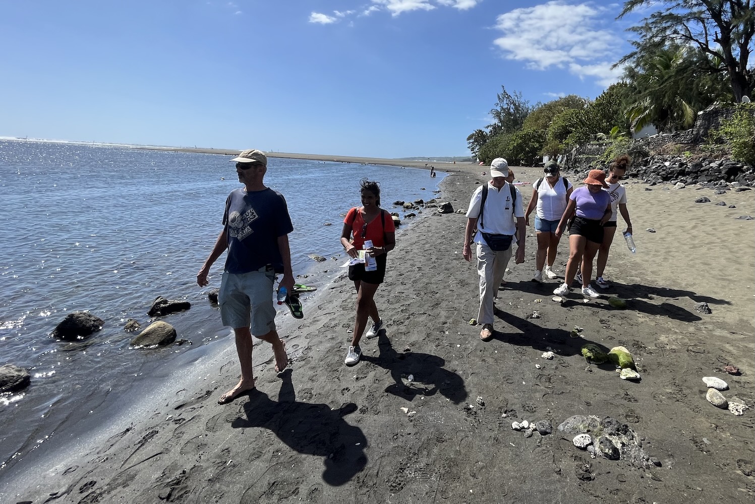 Plage Etang-Salé, île de La Réunion