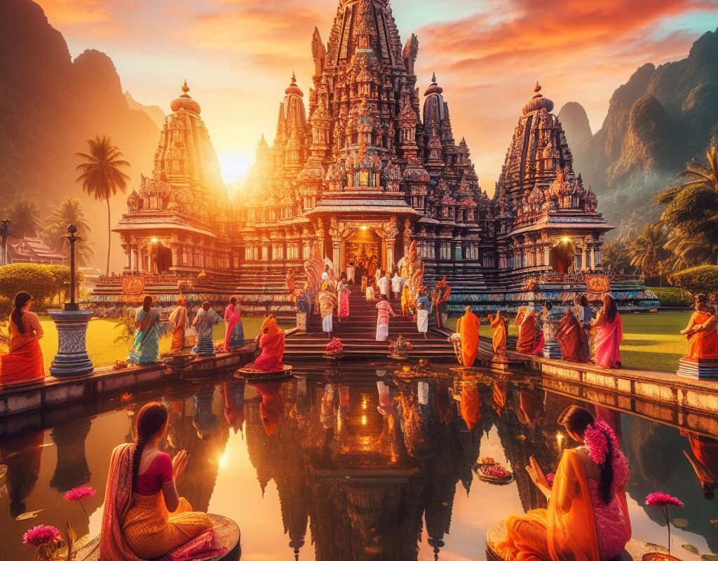 Temple indien, île de La Réunion et culture indienne