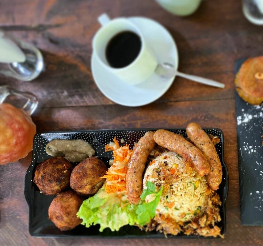 Gastronomie Créole, réunion d'échanges de l'institut international de la cuisine créole au Mafate Café, Saint-Denis